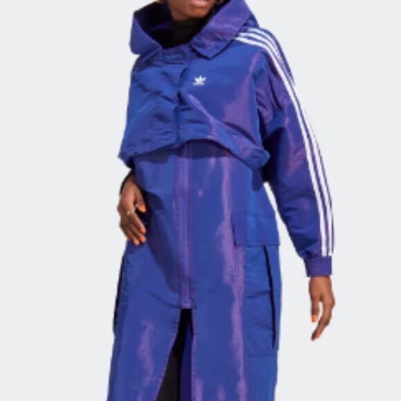 adidas Always Original Windbreaker Purple L - Picture 1 of 11